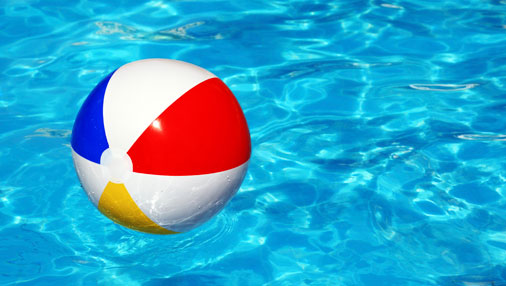 Badboll i pool